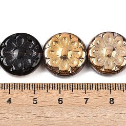 Чешские прессованные стеклянные бусины GLAA-I061-48B