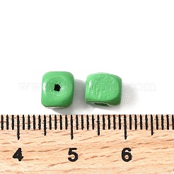 Спрей окрашены деревянные бусины WOOD-P021-01A-28