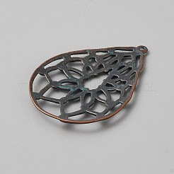 Pendentifs en alliage de styles tibétains&nbsp;FIND-CJC0024-84A