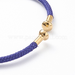Fabbricazione di braccialetti in filo di acciaio al carbonio intrecciato&nbsp;MAK-A017-B05