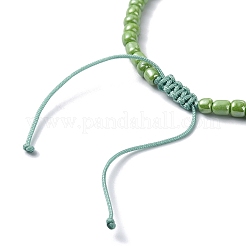 6шт 6 цвета браслеты из стеклянного бисера BJEW-JB09991