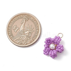 Стеклянные подвески из бисера&nbsp;PALLOY-MZ01246-04