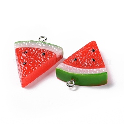 Pendentifs fruits en résine opaque&nbsp;LS-RESI-H144-07