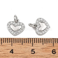 Breloques en laiton et zircon cubique transparent pour la Saint-Valentin de Shegrace&nbsp;XGRQ3P366-571P