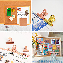 40 комплект 4 цветных железных зажима и булавки для рисования с круглой головкой AJEW-TA0002-01