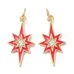 Латунные микро проложить кубический цирконий подвеска&nbsp;ZIRC-P089-16G