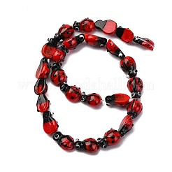 Бусы лэмпворк ручной работы LAMP-S069-02