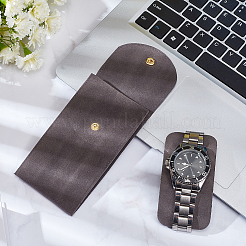 Прямоугольная бархатная сумка для хранения часов с откидной крышкой ABAG-WH0044-46A