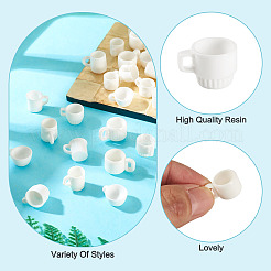 35 Stück Miniatur-Ornamente in 7 Stilen aus Harztassen.&nbsp;DOLL-TA0001-02