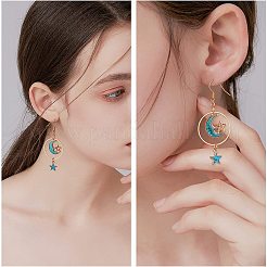 DIY Sternenhimmel Thema baumeln Ohrring machen Kits&nbsp;DIY-GA0001-31