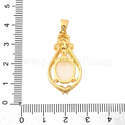 Латунные микро проложить кубического циркония подвески KK-F894-01G