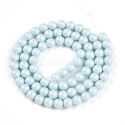 Выпечка из окрашенного перламутрового стекла жемчужные бусинки HY-N002-5mm-B01