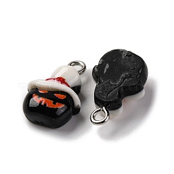 Pendenti in resina opaca a tema halloween&nbsp;RESI-D075-01B