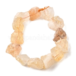 Природный цитрин бисер нитей G-S386-C19