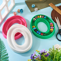 1 porta bobina ovale in plastica&nbsp;AJEW-TA0003-08A