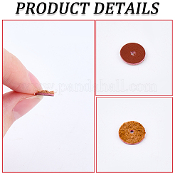 100 шт. 4 стиля шайб из искусственной кожи&nbsp;FIND-CL0001-13