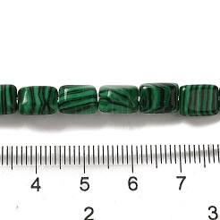 Chapelets de perles en malachite synthétique&nbsp;G-G085-A07-01