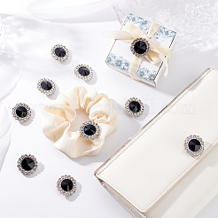 16 шт. пуговицы со стразами из сплава&nbsp;BUTT-GA0001-19B