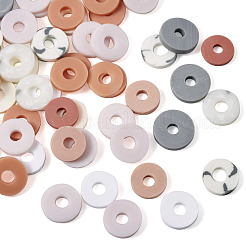 100гр 10-хцветные бусины из полимерной глины ручной работы&nbsp;CLAY-BT0001-05