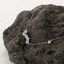 Collana con ciondolo a stella in argento sterling&nbsp;CH6213-1