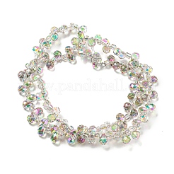 Гальванизируйте прозрачное стекло бисер нитей EGLA-P052-01A-FR01