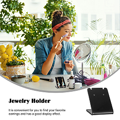 10 шт. органическое стекло для демонстрации сережек EDIS-PH0001-11B