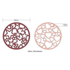 40 шт. 4 звена/соединители из нержавеющей стали 201&nbsp;STAS-LS0001-84