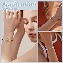 12шт 3 цвета нейлоновый витой шнур для изготовления браслета&nbsp;MAK-ME0001-04