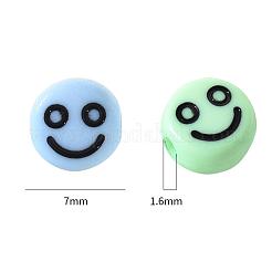 Perles acryliques opaques&nbsp;MACR-YW0001-22H