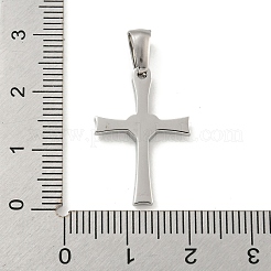 Подвески из нержавеющей стали 304 с кубическим цирконием STAS-C102-05P