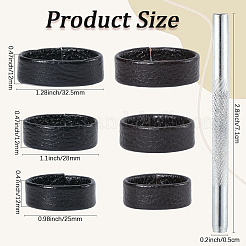 6 шт. 6 варианта крепления петель из коровьей кожи&nbsp;FIND-CL0001-61