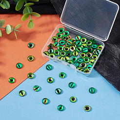 70pcs 2 Arten Glascabochons&nbsp;GLAA-TADJ0001-18B
