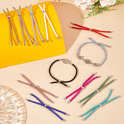 12шт. Набор для изготовления браслета из витого нейлонового шнура 12 цветов MAK-UN0001-58B