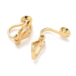 Латунные серьги с клипсами&nbsp;KK-A281-28G