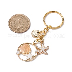 Брелок с подвеской из эмали из сплава KEYC-JKC00800-03