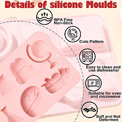 6 силиконовые Молды разной Молды&nbsp;ST-CJ0007-33