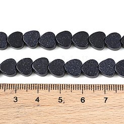 Synthetische blauen goldstone Perlen Stränge&nbsp;GG-CBA199E-B02-01
