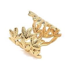 Регулируемые манжеты из нержавеющей стали 304 с открытыми кольцами для женщин&nbsp;LS-RJEW-Z122-03G-05