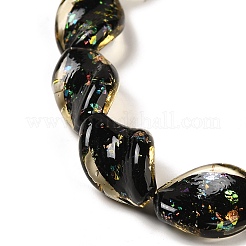 Brins de perles de verre dichroïques faites à la main&nbsp;DICH-U001-08C