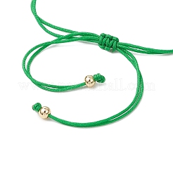 Рождественские тематические стеклянные бусины плетеные браслеты из бисера для женщин BJEW-MZ00189-03