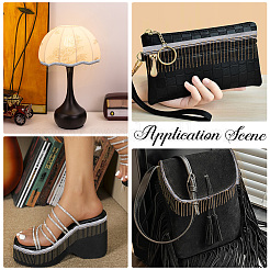 Железная лента со стразами&nbsp;AJEW-WH20048-48G-01