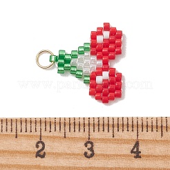 Anhänger aus Glasperlen mit Fruchtmotiven&nbsp;PALLOY-MZ01357-01