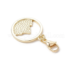 Подвесные украшения из латуни&nbsp;HJEW-JM03097-01