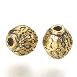 Сплавочные овальные бусины тибетского стиля  X-GLF0814Y-NF