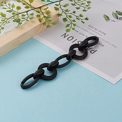 Непрозрачные акриловые звенья ручной работы&nbsp;AJEW-JB00869