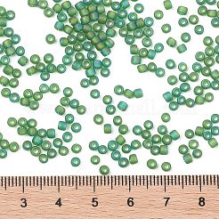 トーホー 8/0ラウンドビーズ  日本製シードビーズ  （167bf）マットな透明なabペリドット  3mm  穴：1mm  約1110個/50g&nbsp;SEED-XTR08-0167BF