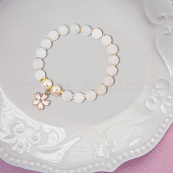 2 нитка натуральный розовый кварц бусины нити G-GO0001-14