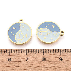 Подвески из нержавеющей стали 304 с эмалью&nbsp;STAS-T074-10G