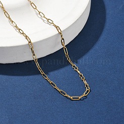 Ожерелья из нержавеющей стали 304 с арахисовыми звеньями для женщин NJEW-U050-03G