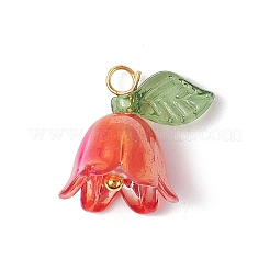 Подвески из листьев флоры и цветов лилии&nbsp;PALLOY-JF02541-01